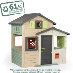 SMOBY life casetta evo playhouse – casetta da giardino spaziosa e interattiva -3+><noscript><img width=