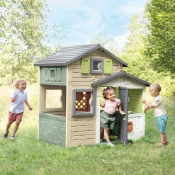 SMOBY life casetta evo playhouse – casetta da giardino spaziosa e interattiva -3+><noscript><img width=