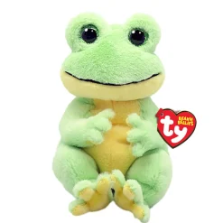 TY Snapper la rana con gli occhioni verdi glitter, i coccolosi animaletti di peluche con il pancino morbido originali – 20 cm – t41052> Peluche Tradizionali
