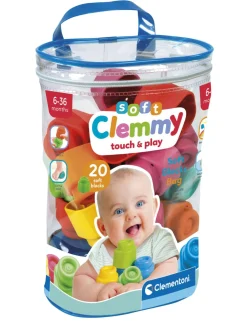 CLEMENTONI Soft clemmy – sacca 20 mattoncini> Costruzioni Bambini