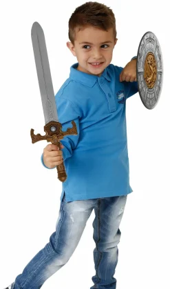 INVINCIBLE HEROES Spada con scudo medievale> Giochi Di Emulazione