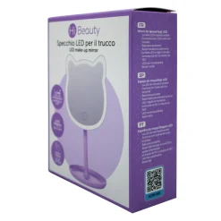 IBS Specchio led make up a forma di gatto – specchiera da trucco divertente e colorata><noscript><img width=