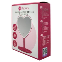 IBS Specchio led make up a forma di cuore – specchiera luminosa per bambine e teen> Giochi Di Emulazione