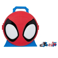 SPIDEY valigetta lancia veicoli con due veicoli die cast> Macchinine Bambini