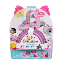 Squish a long playset trasformabile con accessori e 3 personaggi> Mini Dolls
