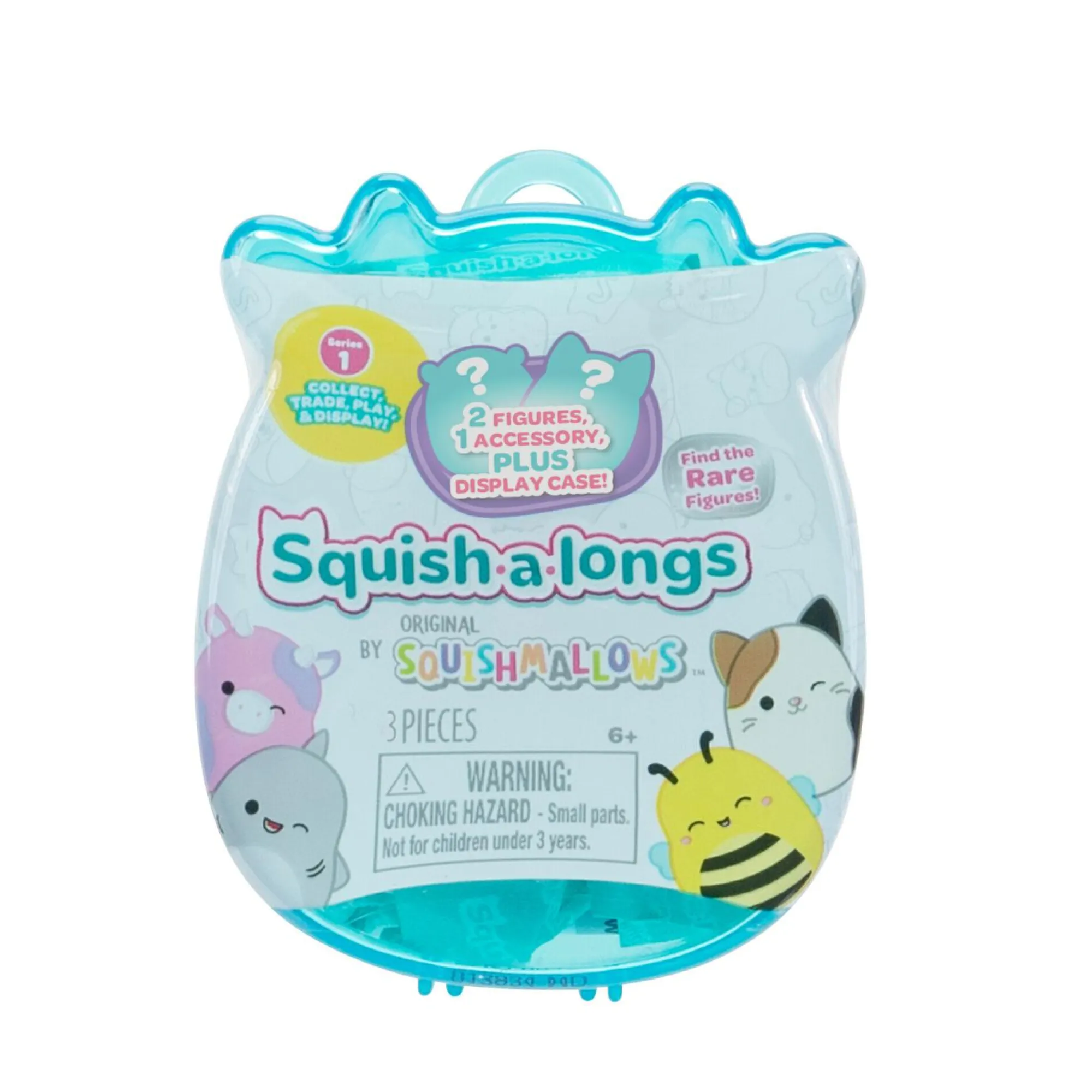 SQUISHMALLOWS mini sorpresa pack – 2 personaggi, anello e accessori collezionabili> Mini Dolls