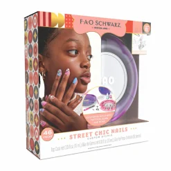 FAO Schwarz Street chic nails custom studio, set per nail art><noscript><img width=