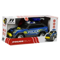 MOTOR & CO. Suv della polizia motor&co. con disco lanciabile – luci e suoni per un gioco realistico><noscript><img width=