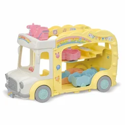 SYLVANIAN FAMILIES –  asilo –  il bus arcobaleno sole> Mini Dolls