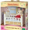 SYLVANIAN FAMILIES – bebè coniglio cioccolato e lettino> Mini Dolls