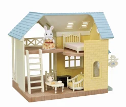 SYLVANIAN FAMILIES – case – personaggi collezzionabili – cottage blu gift set> Mini Dolls