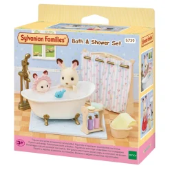SYLVANIAN FAMILIES – complemento d’arredo – set vasca e doccia> Mini Dolls