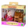 SYLVANIAN FAMILIES – sorella coniglio cioccolato e scrivania> Mini Dolls