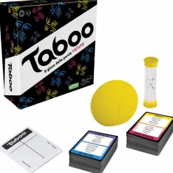 HASBRO GAMING Taboo, gioco da tavolo, giochi con parole da indovinare per adulti e adolescenti dai 13 anni in su, giochi per le feste per 4 o più giocatori> Giochi Da Tavolo Per Adulti E Carte Collezionabili|Giochi In Scatola Per Famiglia