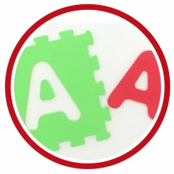 BABY SMILE Tappeto puzzle lettere 9pz><noscript><img width=