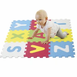 BABY SMILE Tappeto puzzle lettere 9pz><noscript><img width=