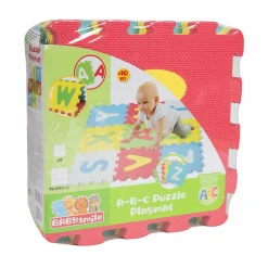 BABY SMILE Tappeto puzzle lettere 9pz><noscript><img width=