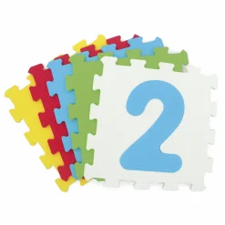 BABY SMILE Tappeto puzzle numeri 9pz> Palestrine E Tappeti Gioco