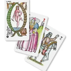 -- No Brand -- Tarocco indovino 78 carte – mazzo di tarocchi made in italy per lettura profonda – 14+ – colore beige><noscript><img width=