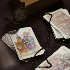 -- No Brand -- Tarocco indovino 78 carte – mazzo di tarocchi made in italy per lettura profonda – 14+ – colore beige><noscript><img width=