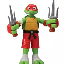 GIOCHI PREZIOSI Tartarughe ninja raffaello 30 cm – funzione rolling punch e arma inclusa> Action Figures