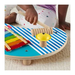 FISHER-PRICE Tavolino musicale in legno – set con tavolino e bacchette – wood><noscript><img width=