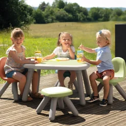 SMOBY Tavolino life con gambe soffiate per bambini dai 18 mesi – eco-friendly e robusto><noscript><img width=
