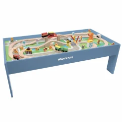 WOOD 'N' PLAY Tavolo gioco con pista treno> Giochi Educativi In Legno