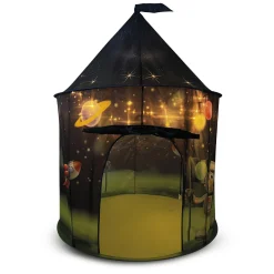 SUN&SPORT Tenda spaziale per bambini – con luci led e oblò – avventure stellari in cameretta> Casette Per Bambini