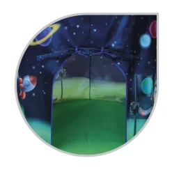 SUN&SPORT Tenda spaziale per bambini – con luci led e oblò – avventure stellari in cameretta><noscript><img width=