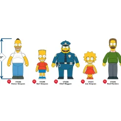 SIMPSONS The – 5″ figura assortita in scala 5″ homer bart groundskeeper willie otto><noscript><img width=