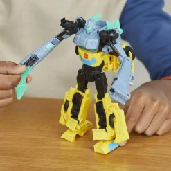 Transformers earthspark, cyber-combiner, action figure robot bumblebee e mo malto><noscript><img width=