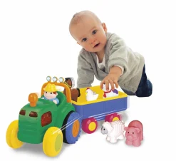 BABY SMILE Trattore con animali – farm tractor><noscript><img width=