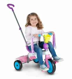 SUN&SPORT Triciclo 3in1 smartrike breeze, ideale da 15 a 36 mesi, sistema di guida touch steering, ammortizzatori brevettati per il massimo comfort – versione unicorno><noscript><img width=