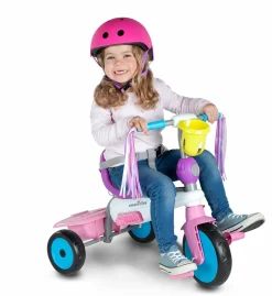 SUN&SPORT Triciclo 3in1 smartrike breeze, ideale da 15 a 36 mesi, sistema di guida touch steering, ammortizzatori brevettati per il massimo comfort – versione unicorno><noscript><img width=