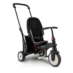 SMART TRIKE Triciclo pieghevole 6in1 con schienale reclinabile, maniglione direzionale ed allungabile e ammortizzatori brevettati: smartrike str3 per bambini dai 10 mesi ai 3 anni – nero><noscript><img width=