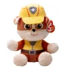 Paw Patrol Ty – collezione , rubble, tutti gli eroi della squadra dei cuccioli in versione floppy, morbido peluche da collezionare- 20 cm – t44020> Peluche Tradizionali