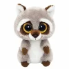 TY – peluche – beanie boos – procione – oakie – grigio con occhioni glitter dorati – il morbido pupazzo con gli occhi grandi scintillanti – 15 cm – 36375> Peluche Tradizionali