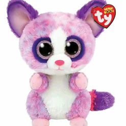 TY – peluche – beanie boos – galago scimmia – becca – rosa e viola – orsetto con occhioni glitter rosa – il morbido pupazzo con gli occhi grandi scintillanti – 15 cm – 36395> Peluche Tradizionali