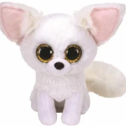 TY – peluche – beanie boos – volpe – phoenix – bianco – occhi dorati grandi e glitter – il pupazzo con gli occhi grandi scintillanti – 15 cm – 36225><noscript><img width=