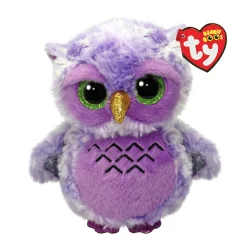 TY beanie boos – owlivia la gufetta viola con occhi verdi grandi e glitter, il peluche con gli occhi grandi scintillanti – 15 cm – t37364> Peluche Tradizionali