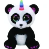 TY beanie boos – paris il panda con occhi arcobaleno grandi e glitter, il peluche con gli occhi grandi scintillanti – 15 cm – t36307> Peluche Tradizionali