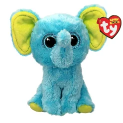 TY beanie boos – trunkles l’elefantino blu con occhi azzurri grandi e glitter, il peluche con gli occhi grandi scintillanti – 15 cm – t37359> Peluche Tradizionali