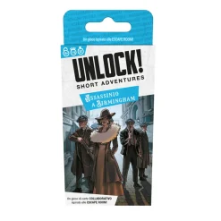 ASMODEE Unlock! short adventures – assassinio a birmingham, escape game da tavolo> Giochi Di Strategia