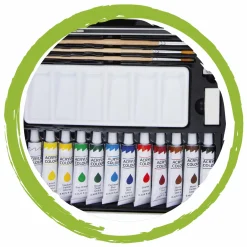 CREA MANIA Valigetta acrylic paint kit><noscript><img width=