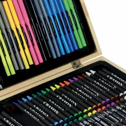 CREA MANIA Valigetta in legno 180 pcs><noscript><img width=