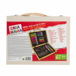 CREA MANIA Valigetta in legno 67 pcs><noscript><img width=
