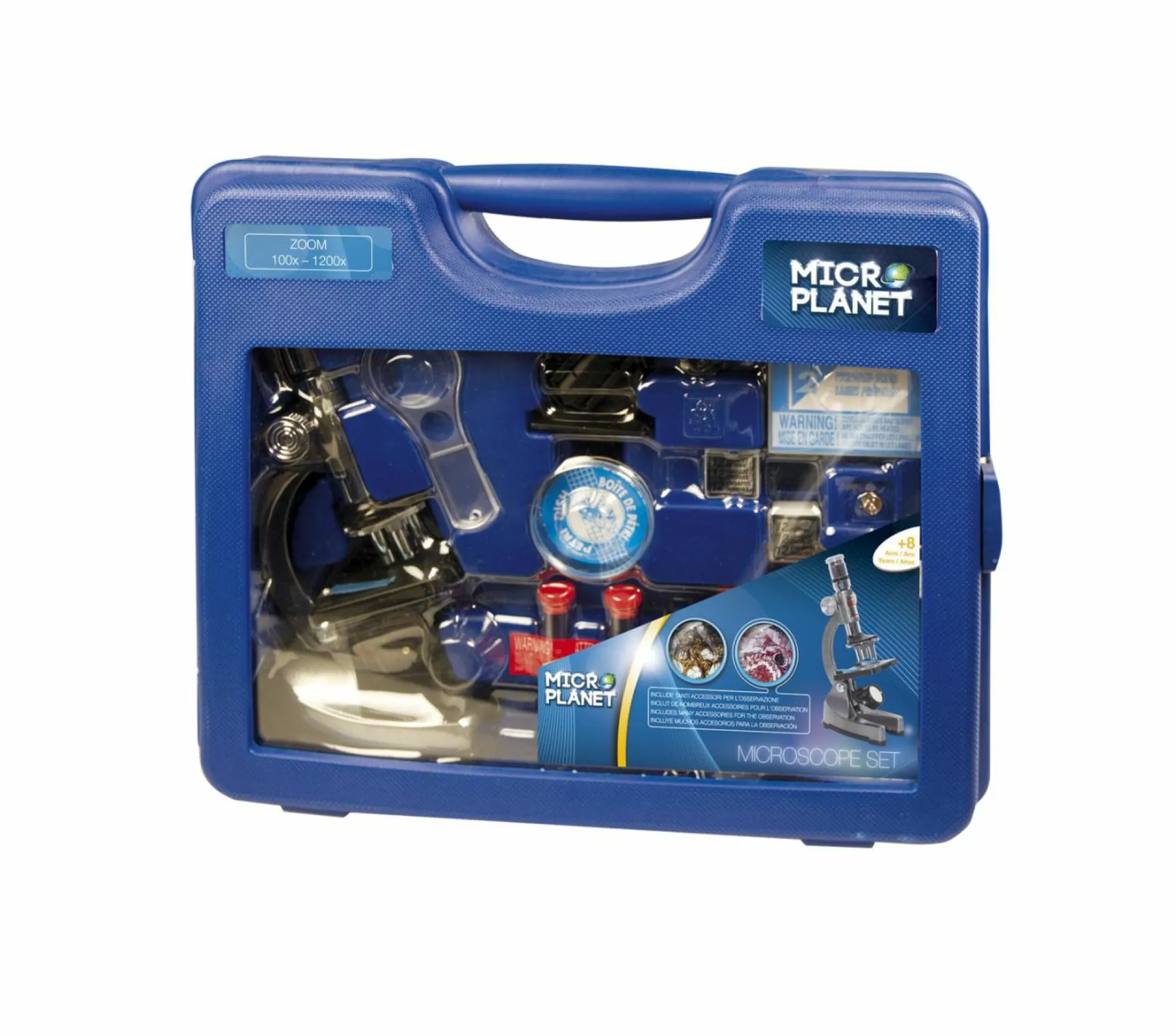 MICRO PLANET Valigetta microscopio 1200x> Giochi Scientifici