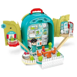 FUNNY HOME Valigetta playset cucina – doppio playset con cucina e zona pranzo> Giochi Di Emulazione