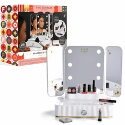 FAO Schwarz Vanity makeup studio con luci led> Moda, Gioielli, Decorazioni, Cosmetici